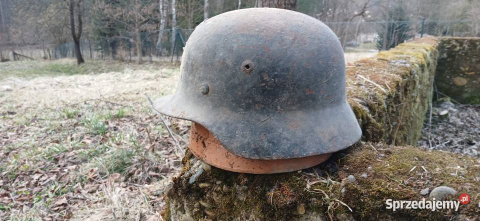 Hełm niemiecki M40 Antyki małopolskie Oświęcim