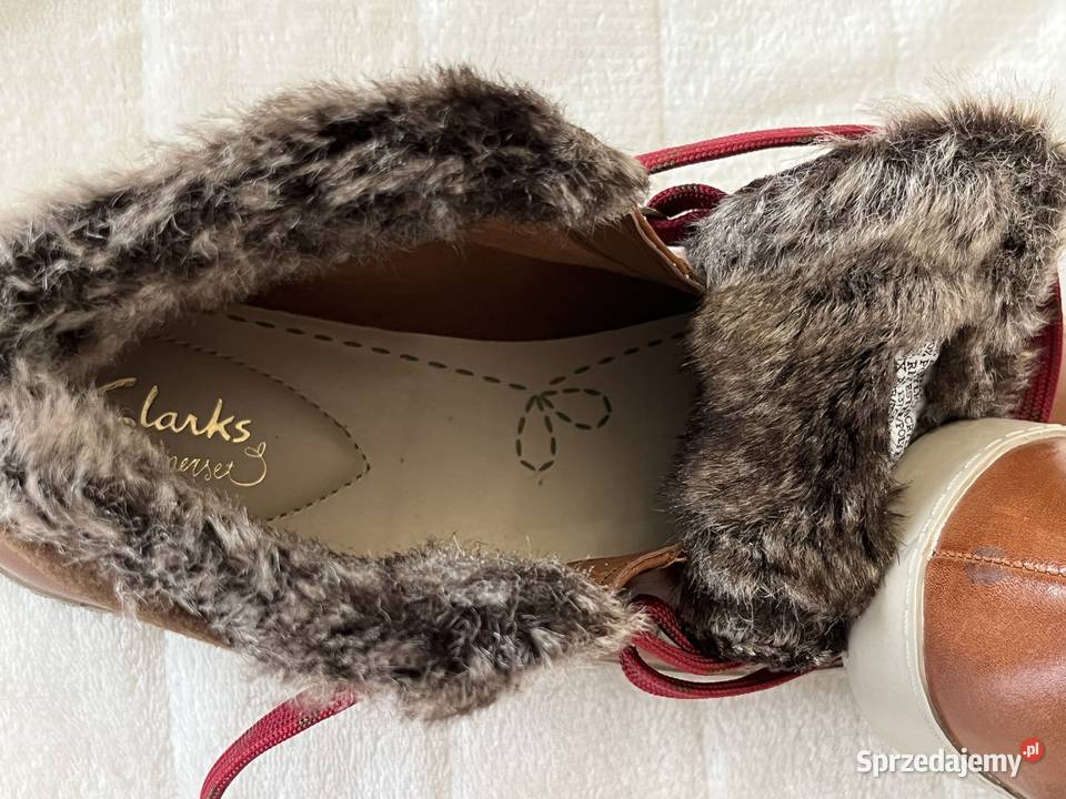 Clarks Sneakersy Somerset skórzane buty damskie Obuwie sportowe Jastrzębie-Zdrój