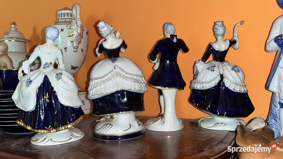 figurka damy arystokraty Royal Dux Gdańsk