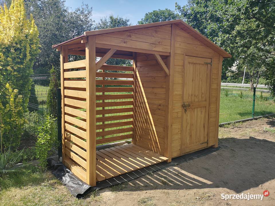 Drewutnia 16 x 11m domek 154 x 11m dach na boki śląskie Kalety
