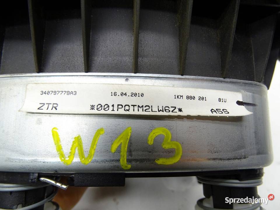 PODUSZKA POWIETRZNA KIEROWCY AIRBAG VW GOLF VI osobowe