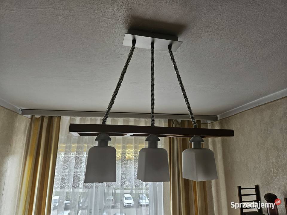 Nowoczesny żyrandol na 3 żarówki Łódź