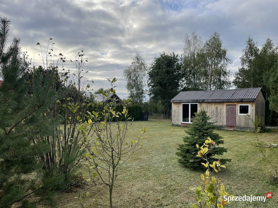 Działka rekreacyjna 813m z domkiem 35m jezioro woda Sprzedaż