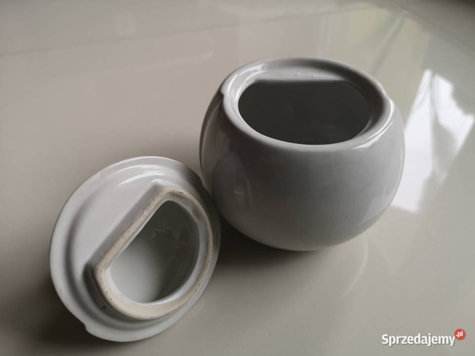 Bomboniera puzderko porcelanowa vintage kujawsko-pomorskie