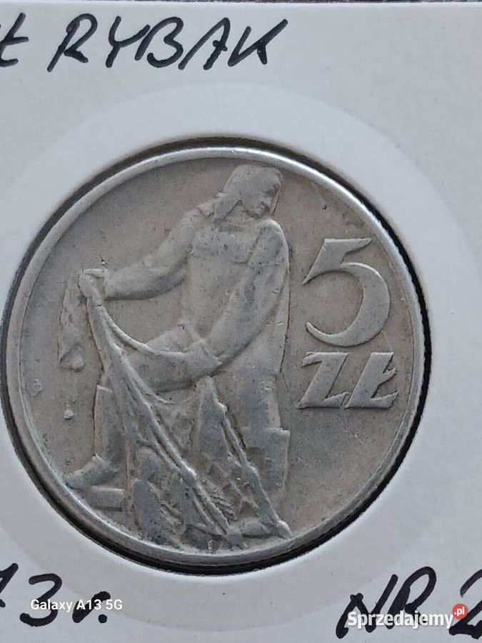 5 Złotych Rybak 1973 r 2 Konin