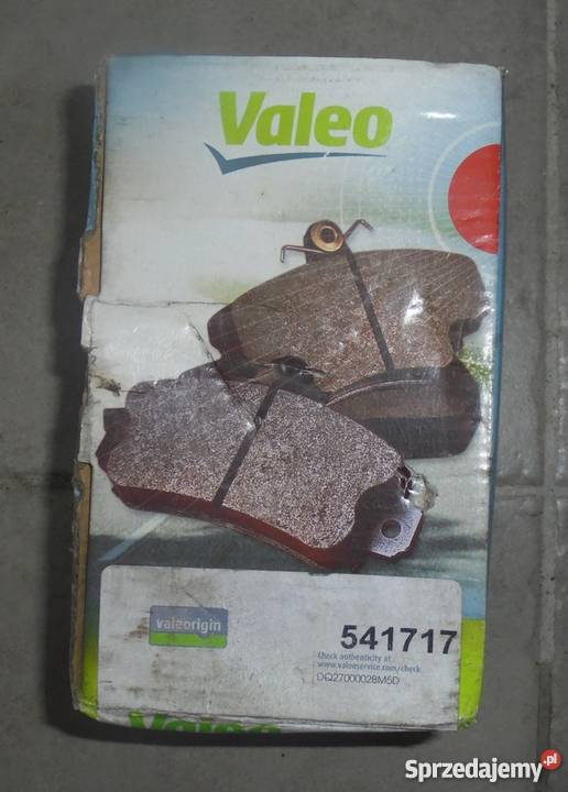 Klocki hamulcowe komplet VALEO 541717 Części samochodowe