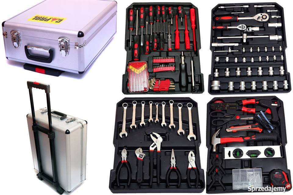 Zestaw kluczy w walizce walizka klucze narzędzia prezent