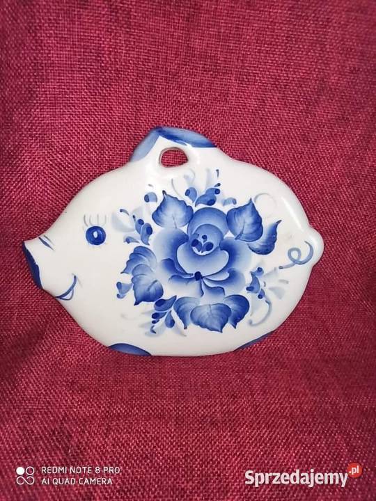 Świnka Porcelana Do powieszenia pomorskie Gdańsk