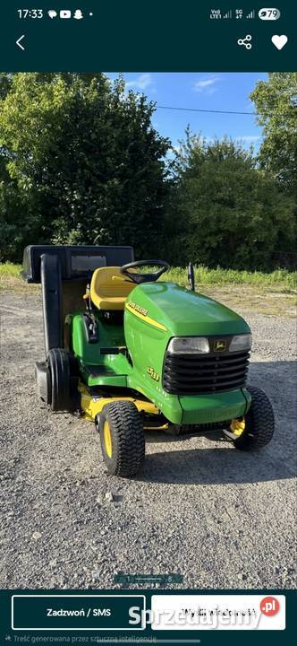 John deere lt133 kosiarka traktorek świętokrzyskie Włostów