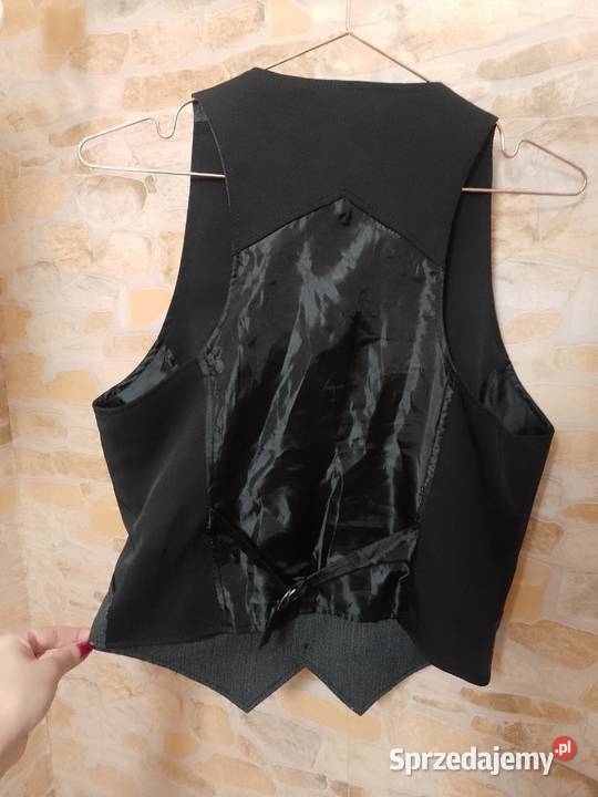 43XL Bianca Biznesowa kamizelka garniturowa z szary/srebrny małopolskie Kraków