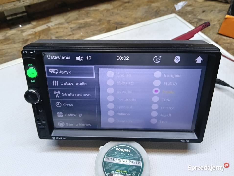 Radio uniwersalne samochodowe 5 Motoryzacja Drążdżewo Nowe sprzedam