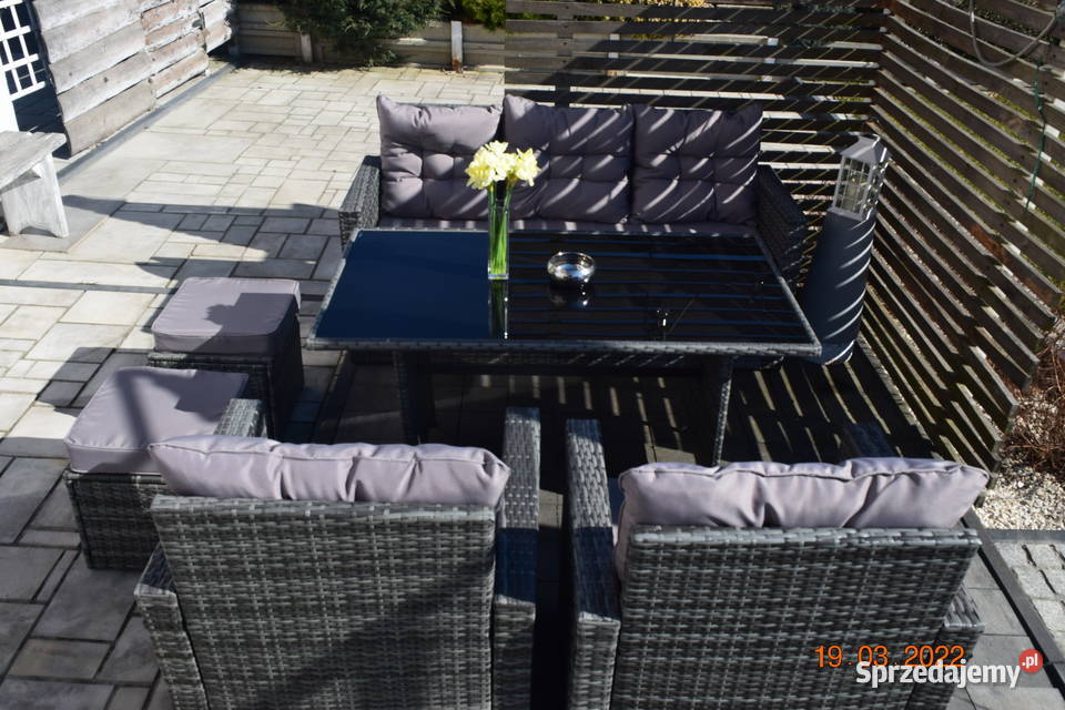 zestaw mebli ogrodowych technorattan 212stolik Meble ogrodowe Bosutów