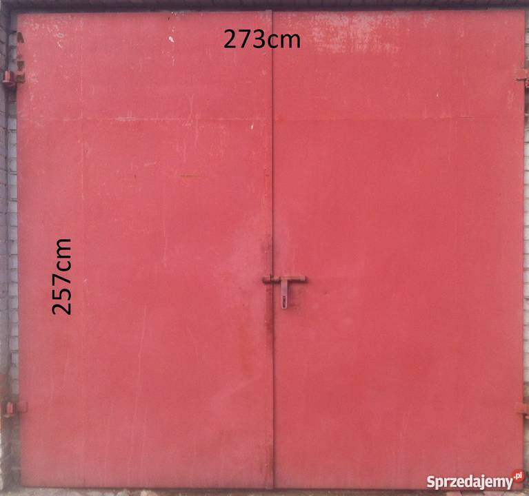 Brama garażowa metalowa Drzwi i okna