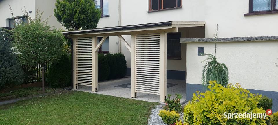 Zadaszenie Wiata Taras 35x7 dach PCV gont małopolskie Smolice