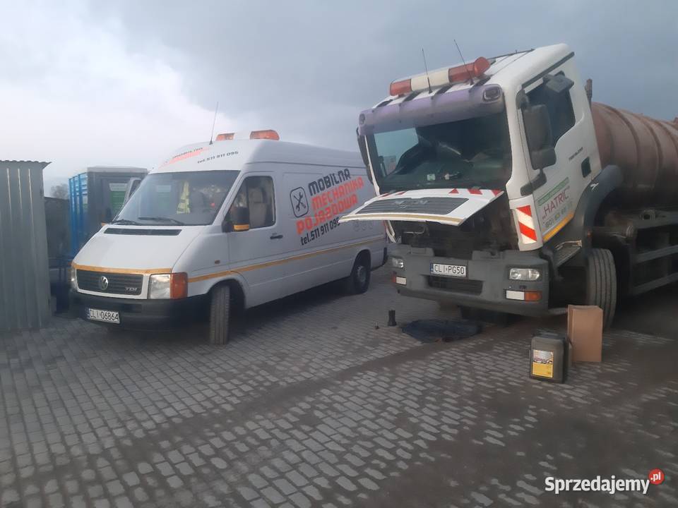 Mobilny warsztat mechanika pojazdowa ciężarowe