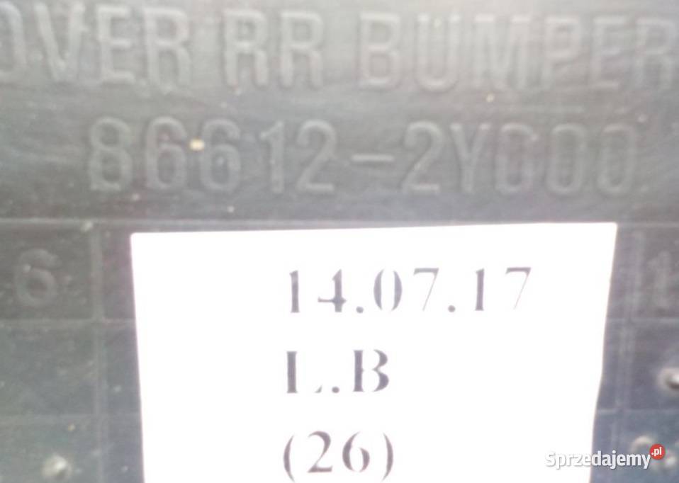 866122Y000 DOKŁADKA ZDERZAK TYŁ HYUNDAI IX30 Nowy Tomyśl