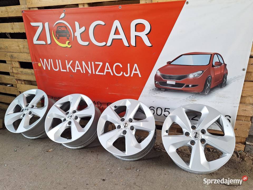 Alufelgi 5x1143 17 ET40 NISSAN RENAULT koła Średnica 17" Choceń