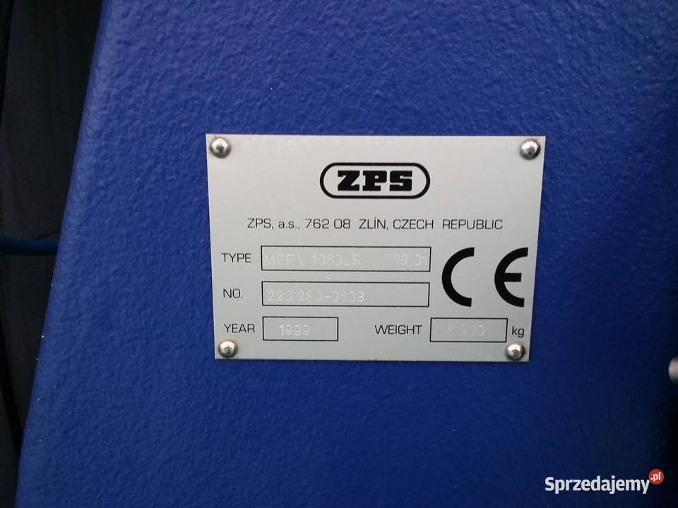 Centrum obróbcze model ZPS MCV 1060 LR sprawne Tarnów