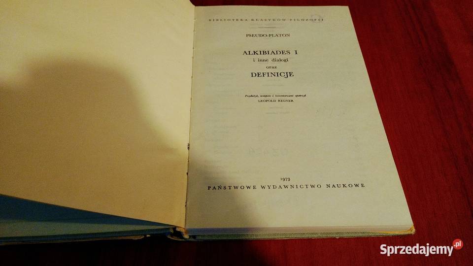Alkibiades I i inne dialogi Definicje Gdańsk