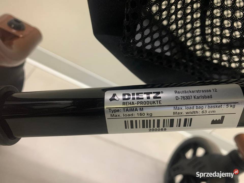 DIETZ NIEMIECKI LEKKI ALUMINIOWY CHODZIK Kalety