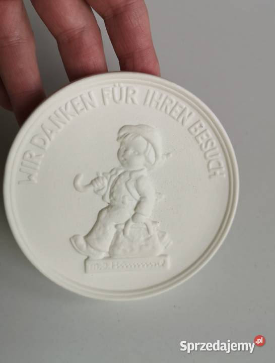 Plakietka medalion porcelanowy Goebel vintage Toruń