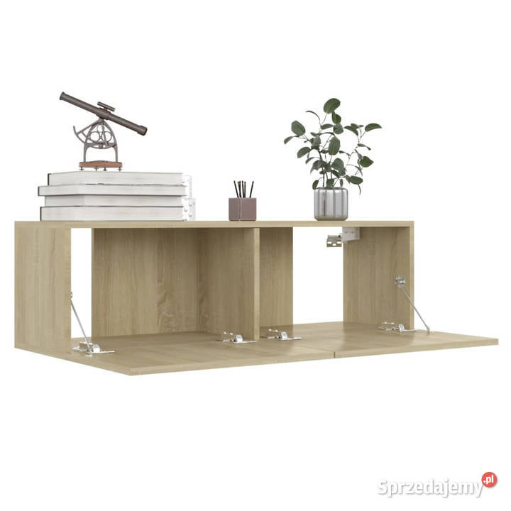 Szafka pod TV dąb sonoma 100x30x30 materiał