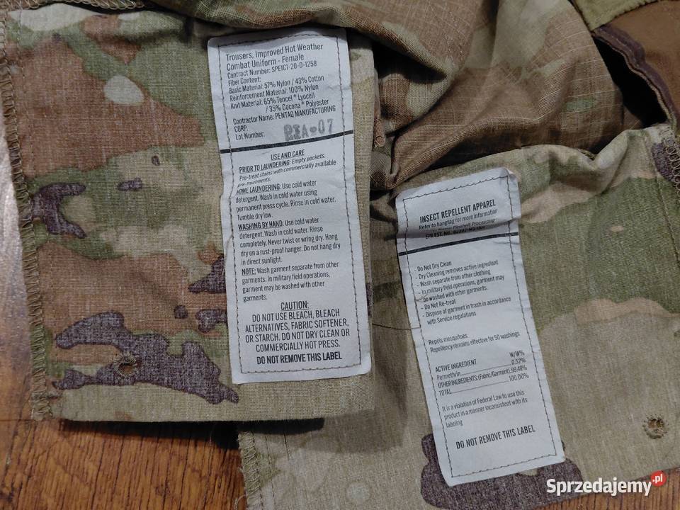 Spodnie IHWCU multicam ocp female 35 long Militaria Wrocław