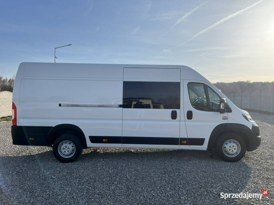 Peugeot Boxer L4H2 7osob MAXI DokaBrygadowy czujnik parkowania Samochody osobowe