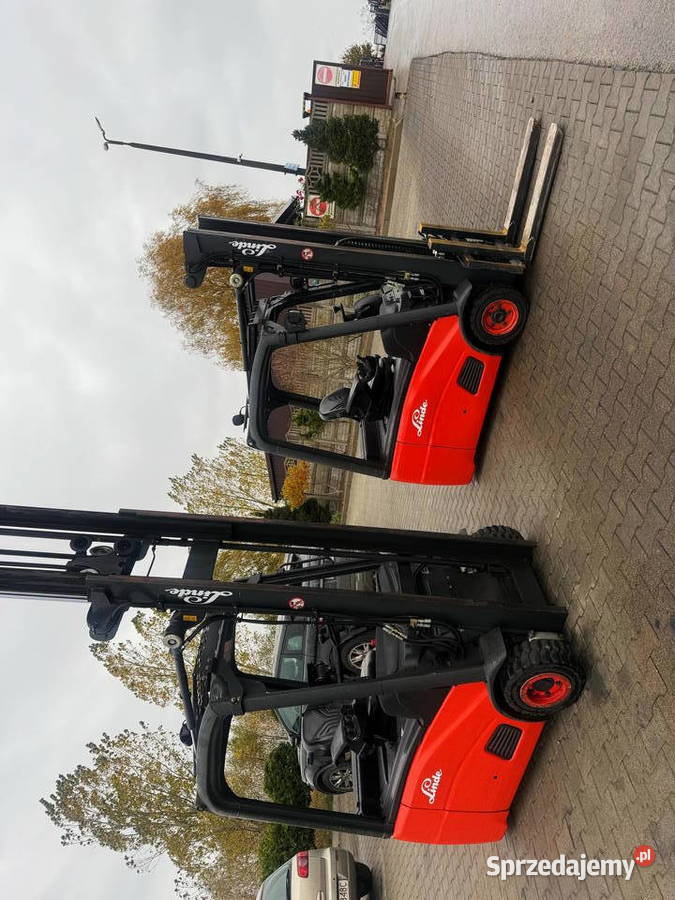 wózek widłowy elektryczny LINDE E16 Triplex 54m Działoszyn sprzedam