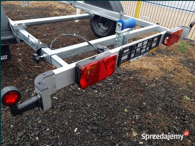 NOWA Mocna firmowaprzyczepa podłodziowa 4 Plewiska