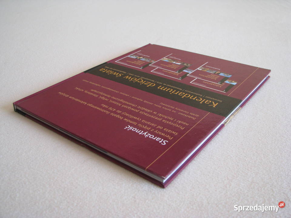 Kalendarium dziejów świata Starożytność Brzegi sprzedam