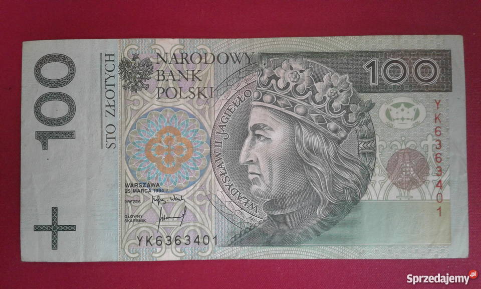 Banknot kolekcjonerski zastępczyY 3 Numizmatyka wielkopolskie Konin