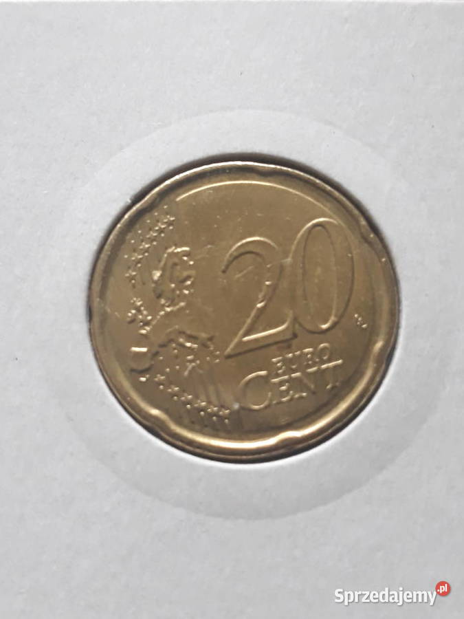 20 Eurocentów Belgia 2002 r 2006 r 2008 r
