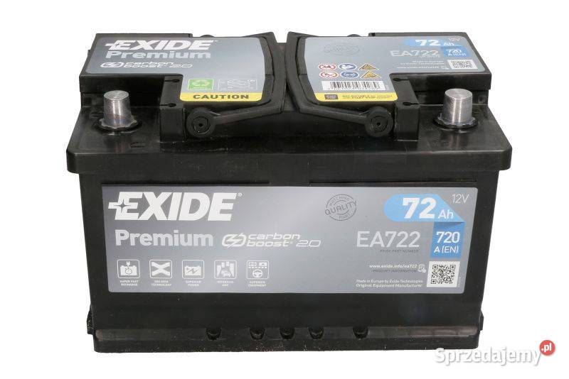 Akumulator Exide Premium 72Ah 720A EA722 Warszawa