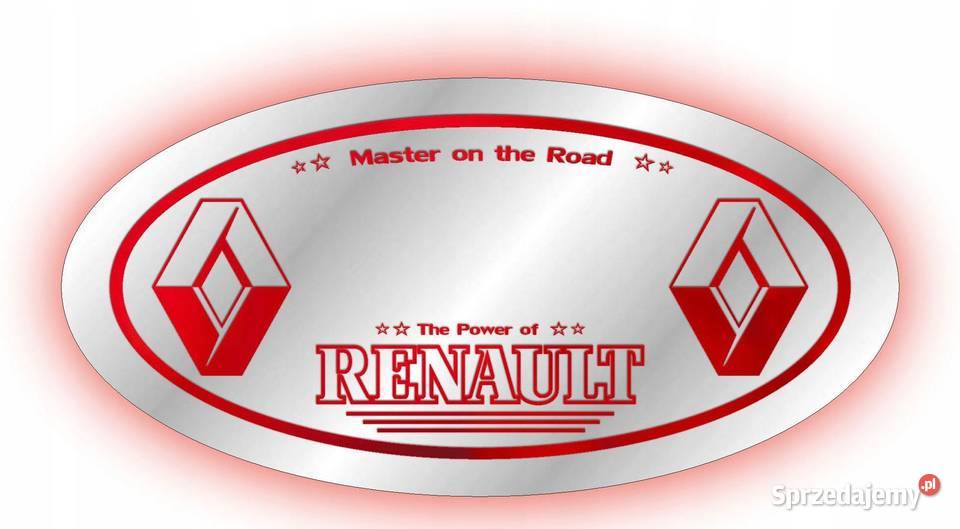 Lustro LED RENAULT 24v TIR podświetlane świecące Kobierno