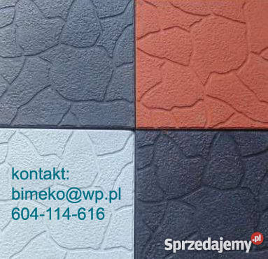 Płytki chodnikowe płytki betonowe czekoladka Poręba sprzedam