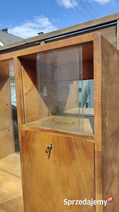 Kredens komoda z nadstawką PRL vintage Warszawa