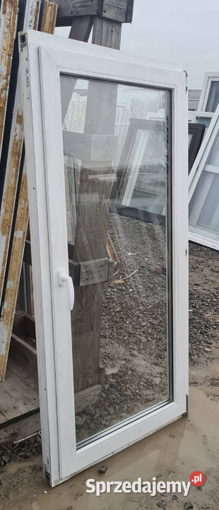 OKNA KacprzaK OKNO PCV 79X160 Używane Plastikowe Okna ścienne Siedlce sprzedam