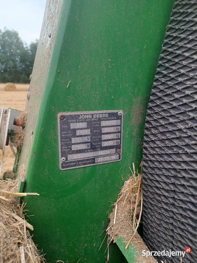 Prasa john deere 590 sprzedam