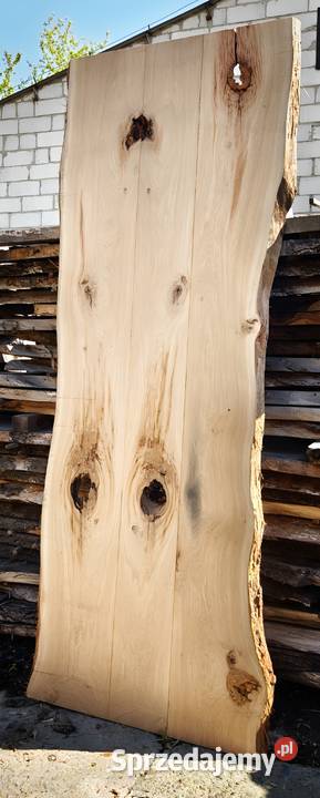 Blat lity dębowy 260 x 85 x 4 4cm podkarpackie Rzeszów