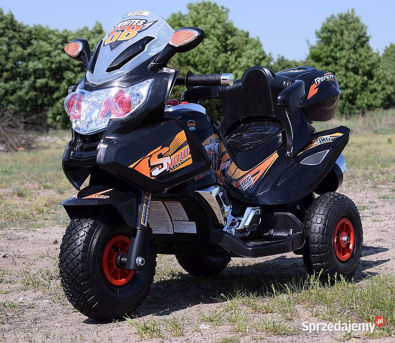 Autko motorek MEGA MOTOR z oparciem na Myszków