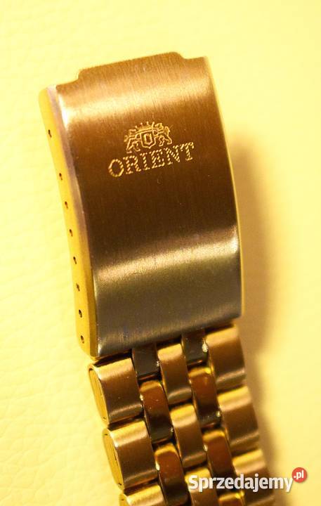Złoty zegarek Orient Automatic 3 Stars Tonneau kujawsko-pomorskie Chełmno