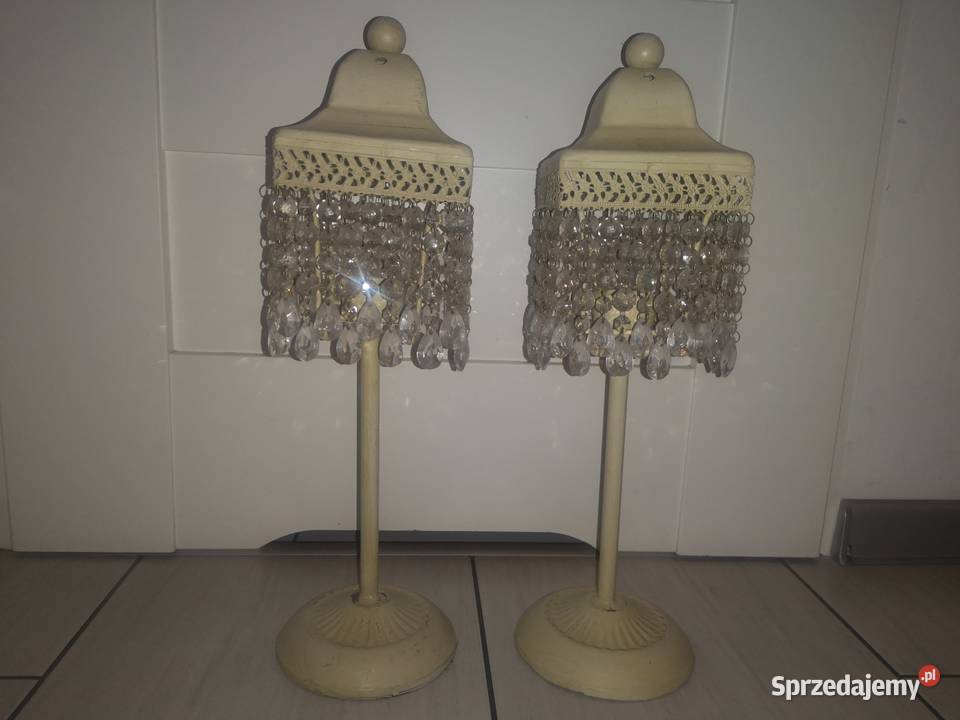 2 lampiony świeczniki Aleksandrów Łódzki