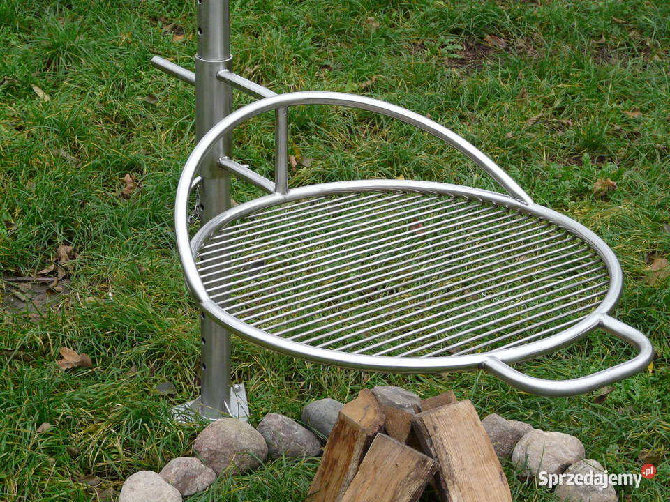 grill ruszt nierdzewny na stopie 600