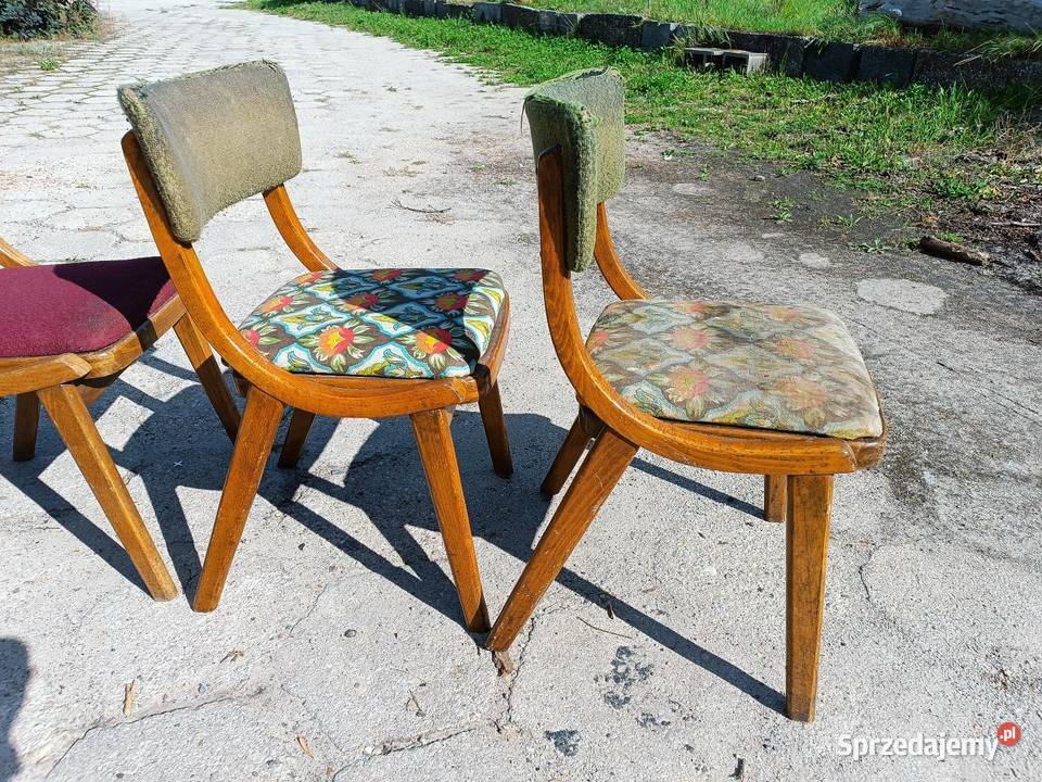 Zestaw krzeseł Skoczek Zakłady Mebli Giętych sprzedam