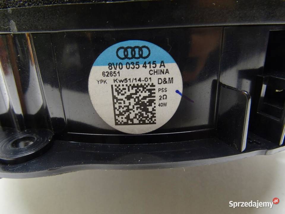 GŁOŚNIK DRZWI PRZÓD PRZEDNI AUDI A3 8V