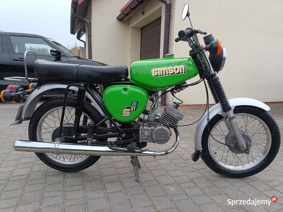Simson S51 zarejestrowany Simson łódzkie Dzierlin