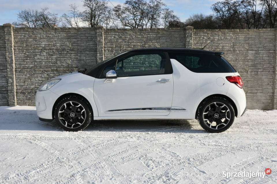 Citroen DS3 16 156 LED Skóra Czarna podsufitka serwisowany w ASO DS3 Dąbrowa Górnicza