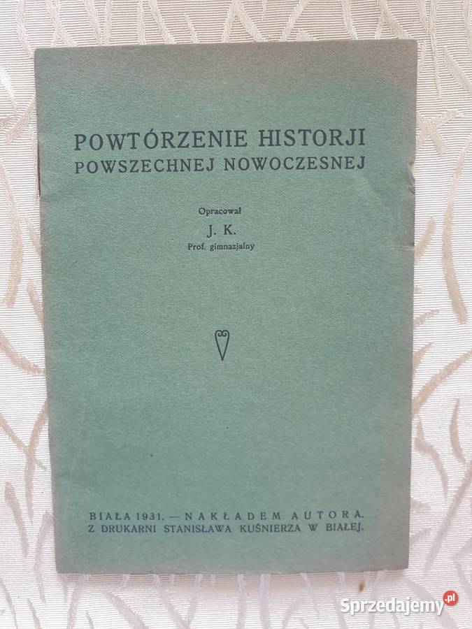 Powtórzenie Historji Powszechnej Nowoczesnej sprzedam