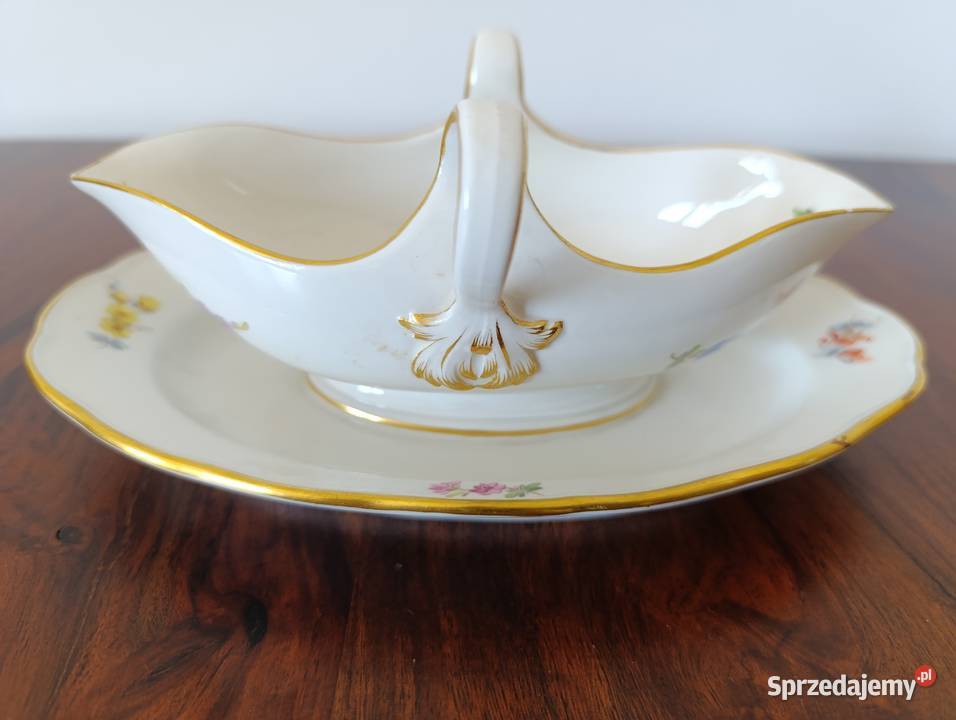 Porcelana MEISSEN Miśnia Sosjera kwiatki Porcelana i szkło Gdańsk